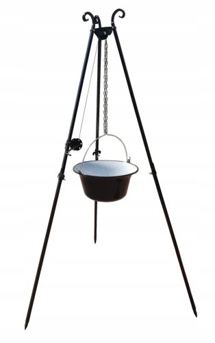  Trinožni žar set + viseča posoda 10 l