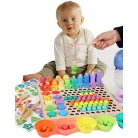 Trening možganov Montessori RIBE črke številke