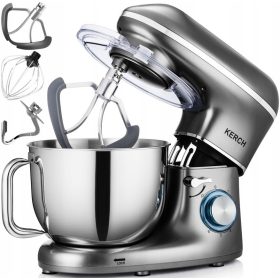 Kuhinjski robot Kerch MyChef 2200 W s srebrno/siv