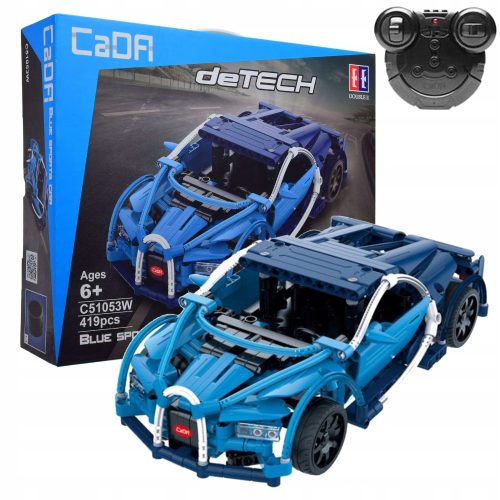 Kocke konstrukcijskega avtomobila CaDA deTech C51053W, daljinsko voden