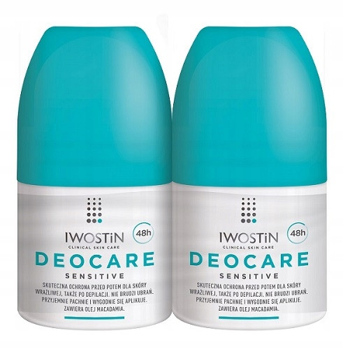 IWOSTIN DEOCARE Sensitive - Antiperspirant za občutljivo kožo, 50ml