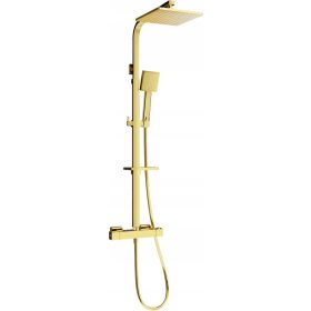Mexen CQ45 tuš set z zlatim termostatom