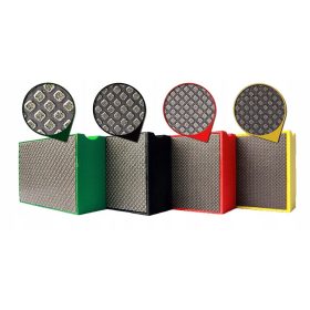 Diamantni blok za ročno brušenje keramike, komplet 4 kosov