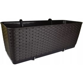 Balkonska cvetlična škatla Ratolla Brown Umbra 50 cm