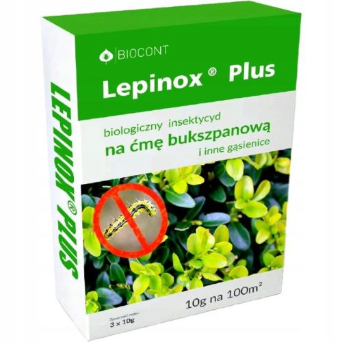Biocont Lepinox Plus 30g - Zatiranje gosenic pušpanovih moljev na 300m2