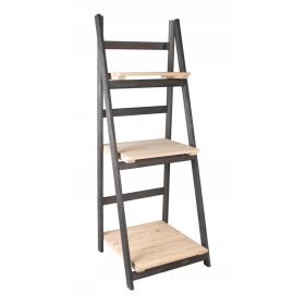 Dreveni stojalo za rože siva polica 110h Poljski izdelek