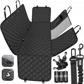   Pokrov za avtomobil, univerzalen, odporen na vodo, zaščita pred umazanijo in praskami, črn, 145 cm x 138 cm