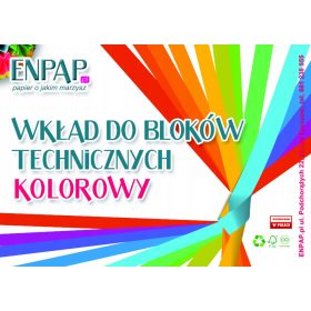 TEHNIČNI BLOK A4 BARVNI VLOŽEK 200 KARTIC