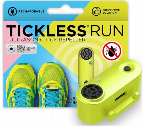 Tickless Zaščita pred klopi za tekače Tickless Run rumena