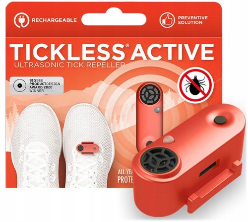 Tickless Active Coral - Naprava za zaščito pred klopi za aktivne ljudi