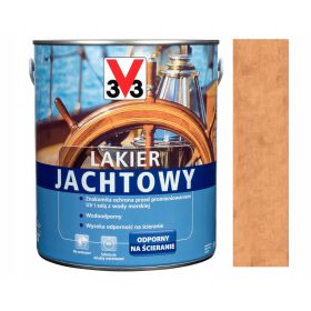   Optimized name: V33 slovenski jadranski lak, biseren sijaj, 2,5L

Optimized description: 
Lak za jadranske jahte V33 je idealen za zaščito in dekoracijo zunanjega stavbnega pohištva, ki je izpostavlje