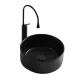 Okrogli umivalnik Veldman Verona Black Mat