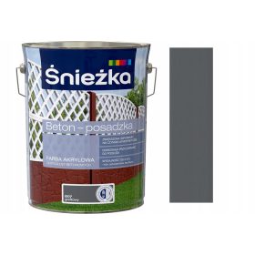 Akrilna barva Śnieżka Grafitowa 5 l