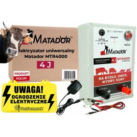   ROLMARKET Univerzalni Električni Pastir za Živino 4J BIK VIDRA KUNA KRAVA OVCA