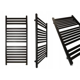   Optimized name: Elegantni dekorativni KOPALNIŠKI RADIATOR KWADRO 1170x530 ČRNA STRUKTURA 510W