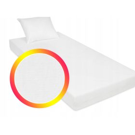   Bela jersey rjuha z elastiko 90x160 cm - vrhunska kakovost in udobje