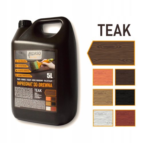 IMPREGNAT dekorativna barva za les 5l teak