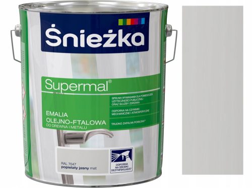 Supermal® Emajl Oljno-Ftalni Sniežka Grey Light 10 l