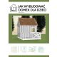 Lesena hiška za otroke - Ustvarjalni komplet za izdelavo domačega igralnega prostora