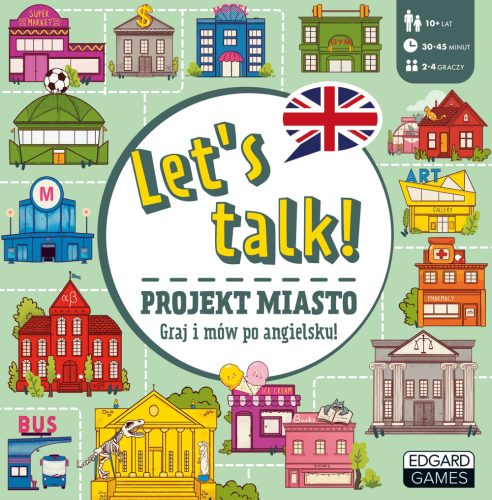 Let's talk. Projekt Mesto. Družabna igra za učenje angleščine
