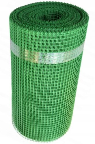 Zelena mreža za mejno ograjo 1,2x25m PVC