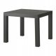 IKEA LACK kvadratna miza 55x55cm ČRNO-RJAVA