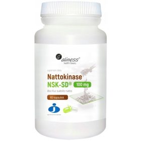   Aliness Nattokinaza NSK-SD 100mg - 60 vegetarijanskih kapsul za zdravje srca