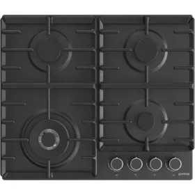    Plinska kuhalna plošča Gorenje GW642AB, črna, litoželezna rešetka