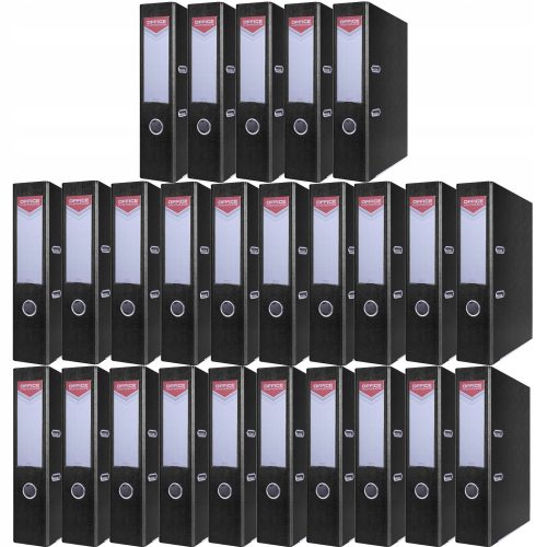 Segregator biro Office Products A4 PP 75mm črni 25 kosov