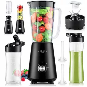   OMEGA BLENDER ZA SMOOTHIE KOKTAJLE 2 STEKLENIČKI + 2 HLADILNA KARTUŠA 3v1