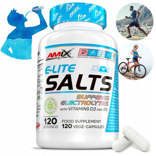 Amix E-Lite Salts - Visoko Učinkoviti Elektroliti v Kapsulah za Športnike