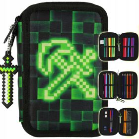 Trifunkcijski šolski peresnik Starpak Pixel Green 533142