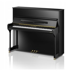 Eleganten klavir C. Bechstein Style v sijajni črni barvi