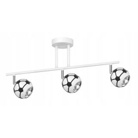   Stropna svetilka Nogomet 3 otroške žoge viseči lestenec LED