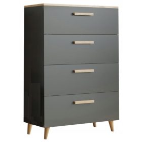 Predalnik Oslo 80 x 40 x 112 cm v hrast-antracit barvi