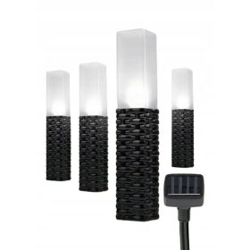 Solarna svetilka Strend Pro, črna, 43 cm, 4 kosi.