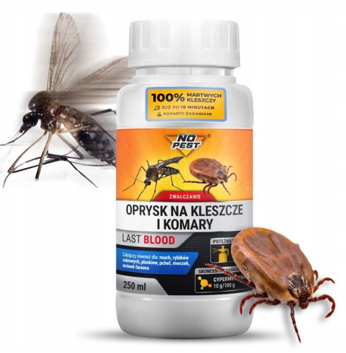Tekočina za zaščito pred klopi in komarji No-Pest 250 ml