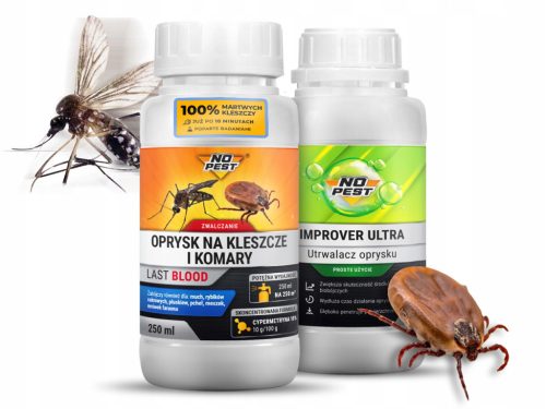 Protivsečna tekočina proti klopom, komarjem, muham No-Pest 0,25 kg 250 ml