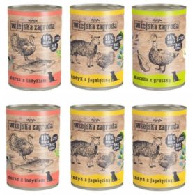 Kmečka mešanica okusov mokre hrane za pse 2,4 kg