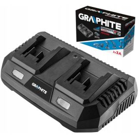 Dvojni polnilec za baterije Graphite Energy+ 58G085