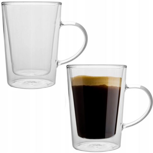 Florina premium kozarci za kavo in čaj 340 ml 2 kos.