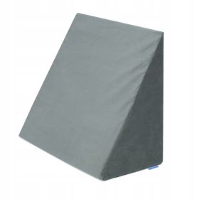 Podporni Klinast Jastuk Sivi 60x50x30 cm