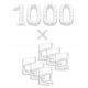 Izravnalne sponke za ploščice Pro100system 1000 kosov