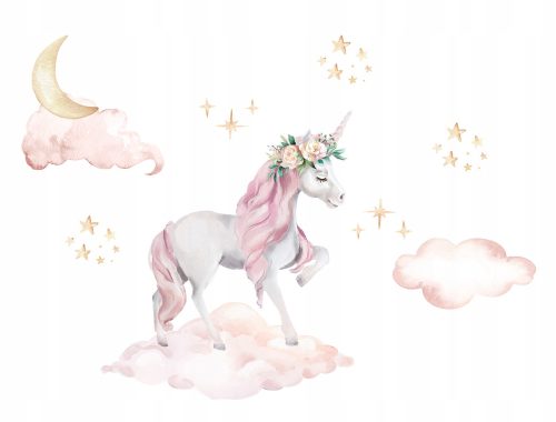 Unicorn Dreamland XXL Wall Sticker 118x100cm