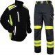 Odblaskova delovna obleka, hlače, jopica XL