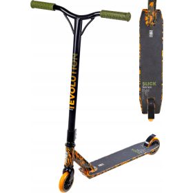   Hulajnoga RAVEN Evolution Slick Camo 100mm, oranžna, 2 kolesi