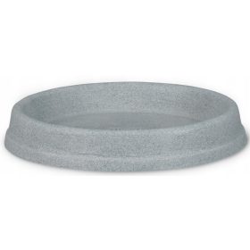 Veliko stojalo za cvetlične lonce 48 cm siva okrogla