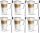 VIALLI Design Elegantni termo kozarci za latte 350 ml 6 kosov