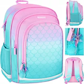   Šolski nahrbtnik Starpak Ombre Mermaid 486143 41 cm 3-prekatni vodoodporen A4