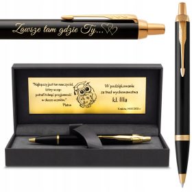   Parker IM Black GT Kemični Svinčnik z Graweriranjem za Posebno Darilo